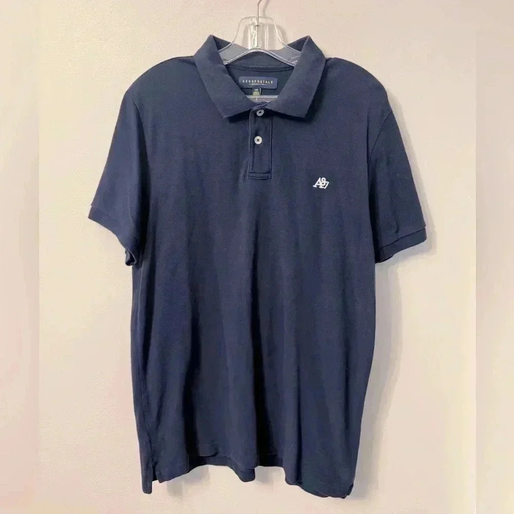 Lot of 4 Men’s Aeropostale Polo Shirts - Large